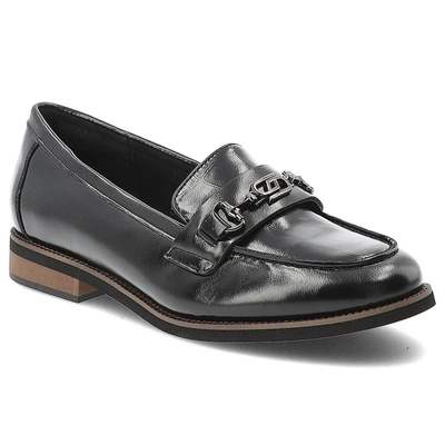 Mokasíny CAMBELL - 25-19300BK Czarny