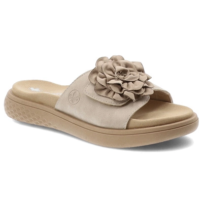 Pantofle RIEKER - V1562-62 Beige