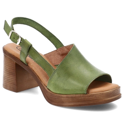 Sandály HEE - 25544 Vaquetilla Pistacho