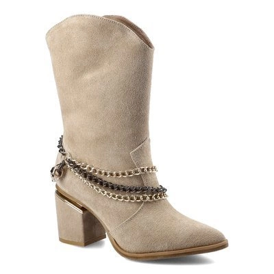 Boty CARINII - B7174_-O17-000-000-E03 Beż