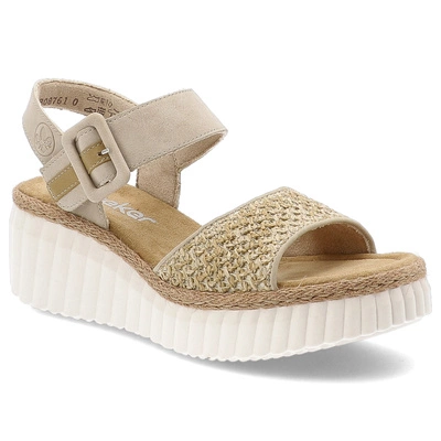 Sandály RIEKER - 69176-62 Beige