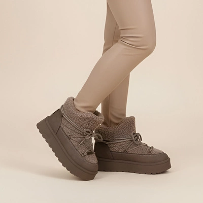 Snehule BIG STAR - SS274112 Brąz