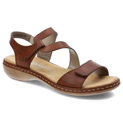 Sandály RIEKER - 659C7-24 Hnědé