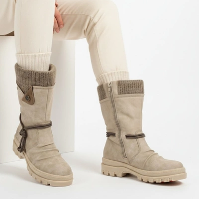 Snehule RIEKER - X8283-60 Bežové