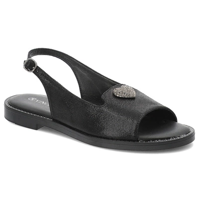 Sandály VINCEZA - 17384 BK Czarny