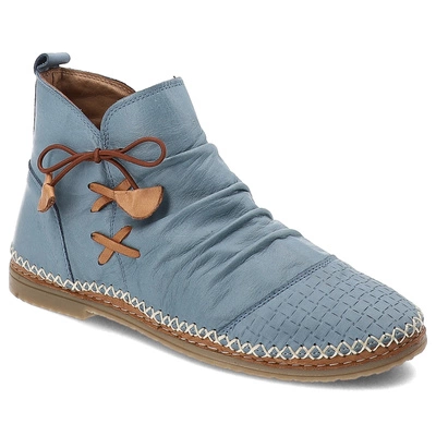 Boty RAVINI - 1821-X Denim-Tan