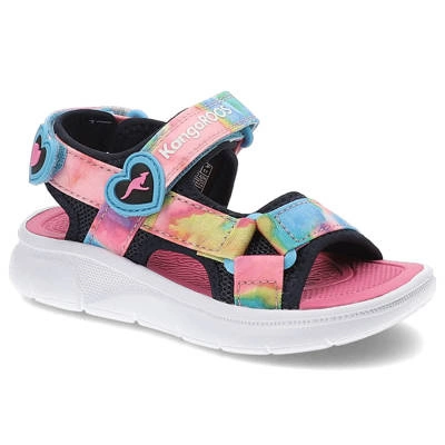 Sandály KANGAROOS - 18872 000 4294 K-ES Sissy Dk Navy/Fandango Pink