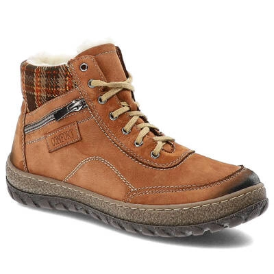 Kotníkové Boty ARMODO - 641 Hnědé K2BN-B98