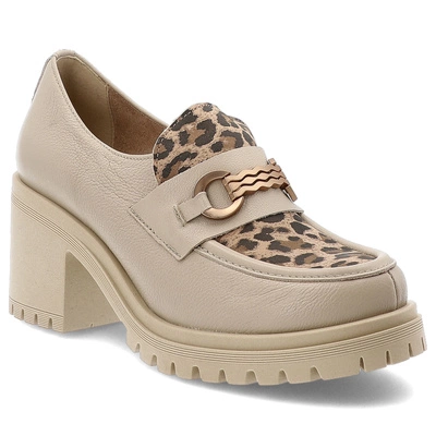 Polobotky ARMODO - 20175 V.Taupe/Lampart Beż