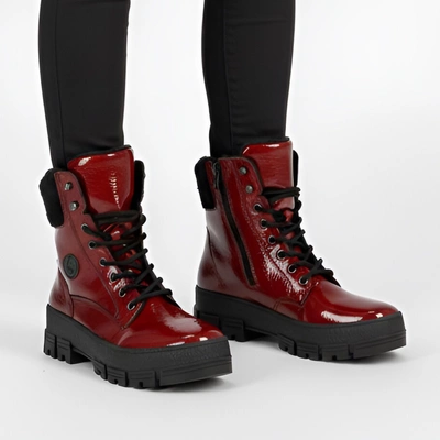 Kotníková Obuv RIEKER - Y0220-33 Red