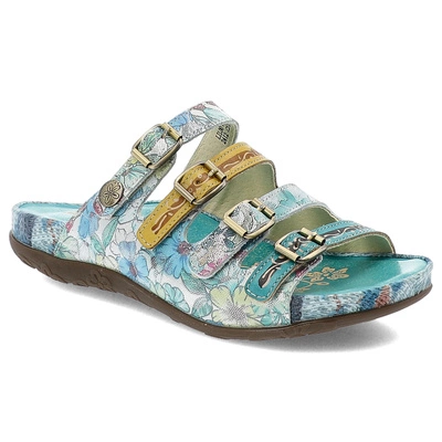 Pantofle LAURA VITA - Lillo 5025 CX1933-50 Turquoise