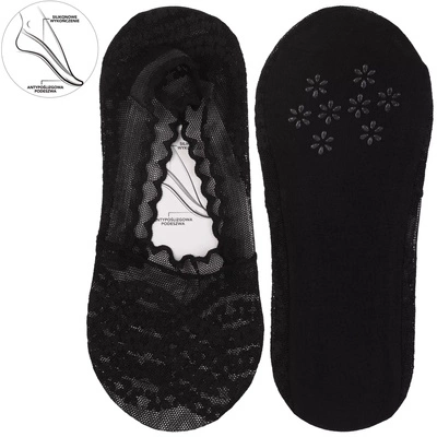 Balerínky MORAJ 3 Pary - CDB250-002 Czarny