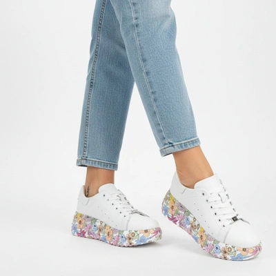 Tenisky FILIPPO - DP7507/26 WH MLT Biały Multikolor