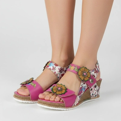 Sandály LAURA VITA - Bonito 38 AS313-38 Fushia