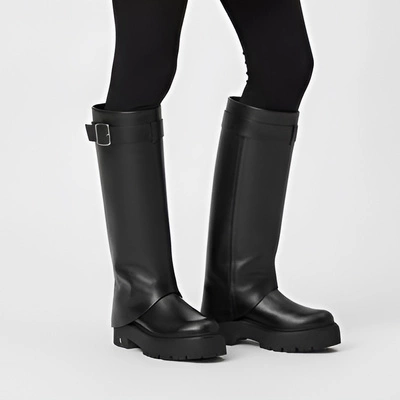 Kozačky CARINII - B10026_-E50-000-000-G58 Czarny