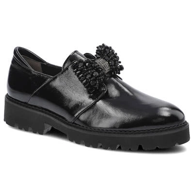 Polobotky DWUNASTY SHOES - 977 Czarny Naplak