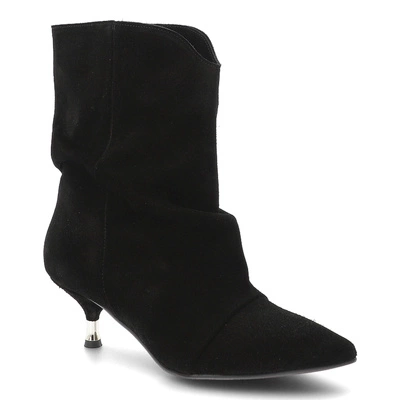 Kotníková Obuv CHEBELLO - 4814_-034-000-PSK-S393 Czarny Welur