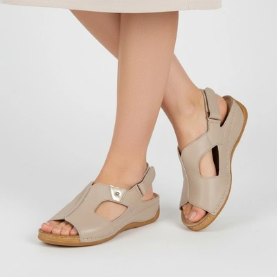 Sandály ARMODO - 5-0774-087 Vanilia Verona/Złoto