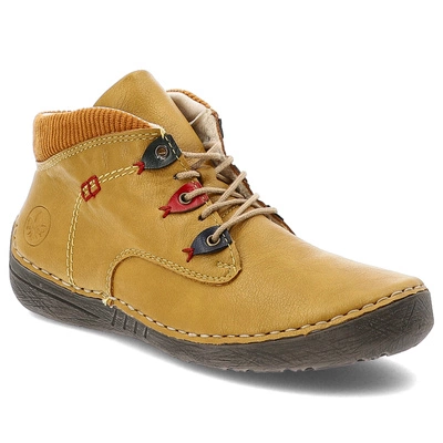 Kotníková Obuv RIEKER - 52544-68 Yellow