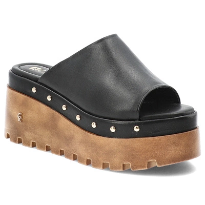 Pantofle CARINII - B10048_-E50-000-000-G06 Czarny