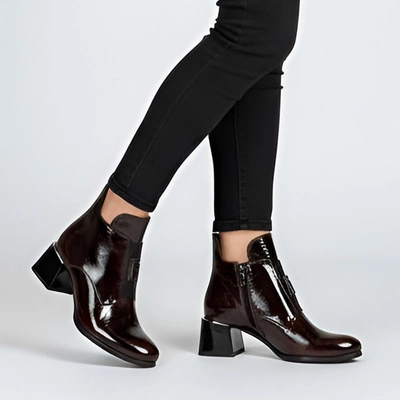 Kotníková Obuv ARMODO - 60560 Naplak Brąz+W