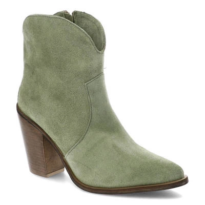 Boty CARINII - B8880_-S77-000-000-E72 Oliwka