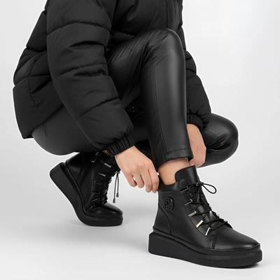 Kotníková Obuv FILIPPO - DBT7416/25 BK Czarny