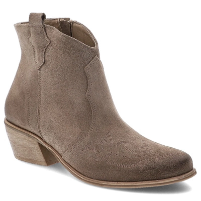 Kotníková Obuv ARMODO - 1515 Almond Welur