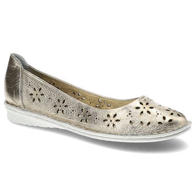 Polobotky LANQIER - 38C339 Złoty Gold