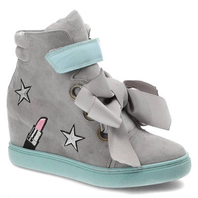 Tenisky MARSHALL - 6826 T Zsz/Turkus