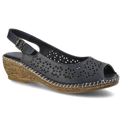 Sandály LANQIER - 40C1416 Navy Blue