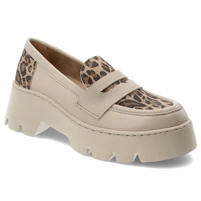 Polobotky ARMODO - 20191 V. Taupe + Lampart Beż