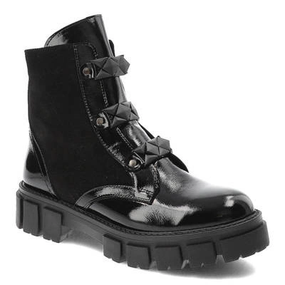 Boty KARINO - 4822/090-F Czarny/Naplak