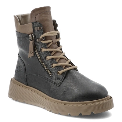 Kotníková Obuv RIEKER - 70406-00 Black