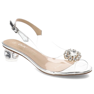 Sandály S.BARSKI - MR38-291 Stříbrné