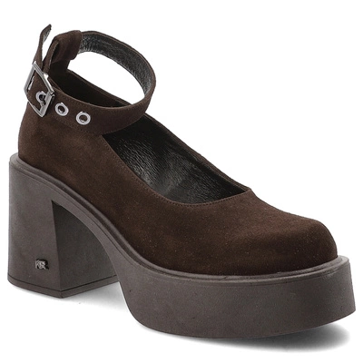 Polobotky KARINO - 5638/015-P Mokka/Welur