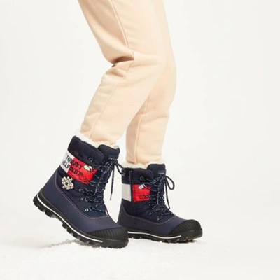 Snehule TOMMY HILFIGER - T3B5-32544-1233Y019-Snow Boot Blue/Red/White Y019