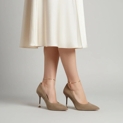 Lodičky CHEBELLO - 5021_-084-000-PSK-S423 Beż Welur