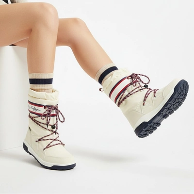 Snehule TOMMY HILFIGER - T3A6-32436-1485100-Snow Boot White 100