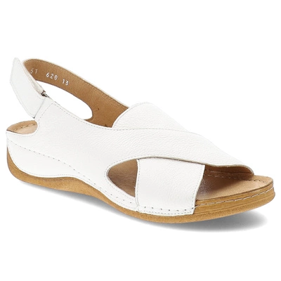 Sandály ARMODO - 5-1628-013 Biały Verona