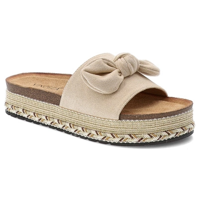 Pantofle VINCEZA - 16495 BE Beżowy