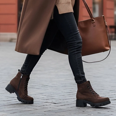 Kotníková Obuv ARMODO - 4477A W.Brąz 293