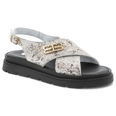 Sandály ARMODO - 5-1757-005 Boa Złoto Biały